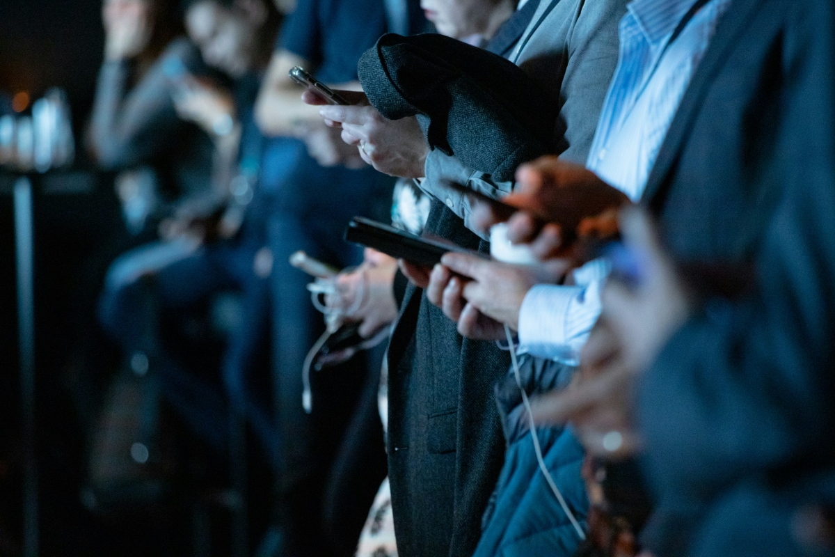Figure 2: People using social media.