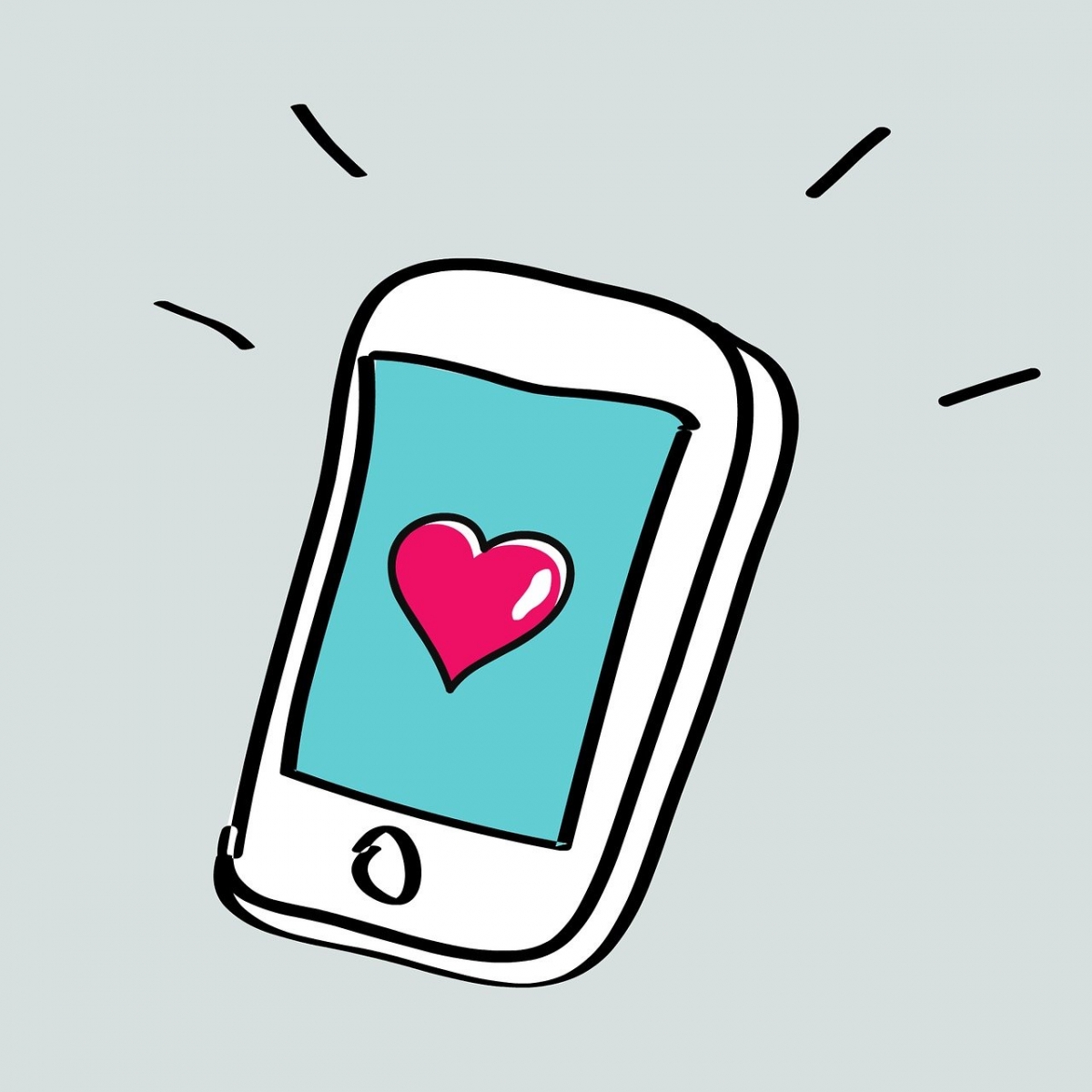 Smartphone with a heart