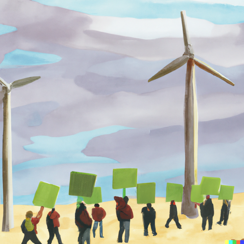 Fig 1: The belief in conspiracy theories relates to opposition against wind farms