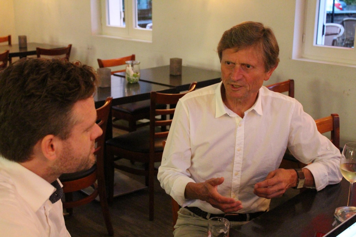Klaus Fiedler explaining the importance of good theories (Picture from Alex Koch)